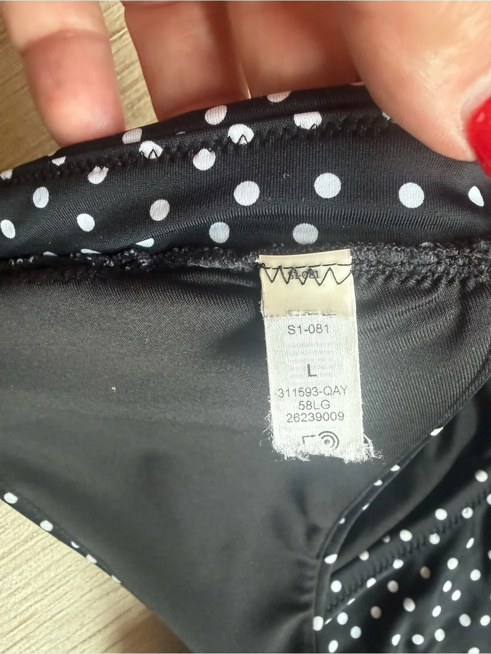Black Polka Dot Women’s Bikini Set - Classic Tie-Back Swim.